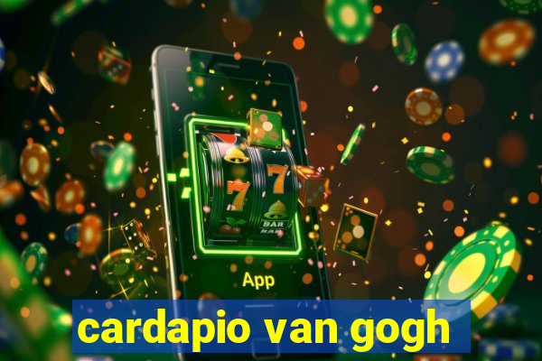 cardapio van gogh